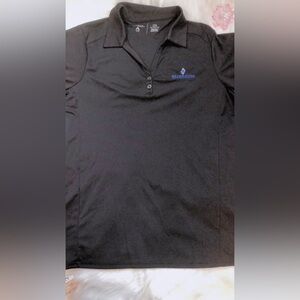 Antigua Emerson Black Women's Golf Polo Shirt